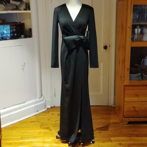 Willow Glenn Bow Accented Evening Gown
